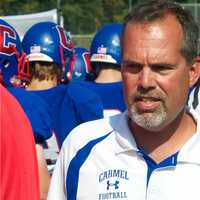 <p>Carmel Head Coach Todd Cayea and his unbeaten Rams face North Rockland next.</p>