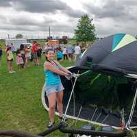 <p>This balloon was partially inflated just to show guests the effect the wind has on the giant balloons.</p>