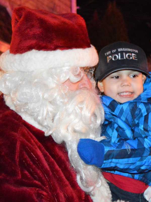 Santa Visits Sick Boy At His Washington Township Home