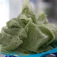 <p>Green Tea shaved ice from Sweet Central Express.</p>