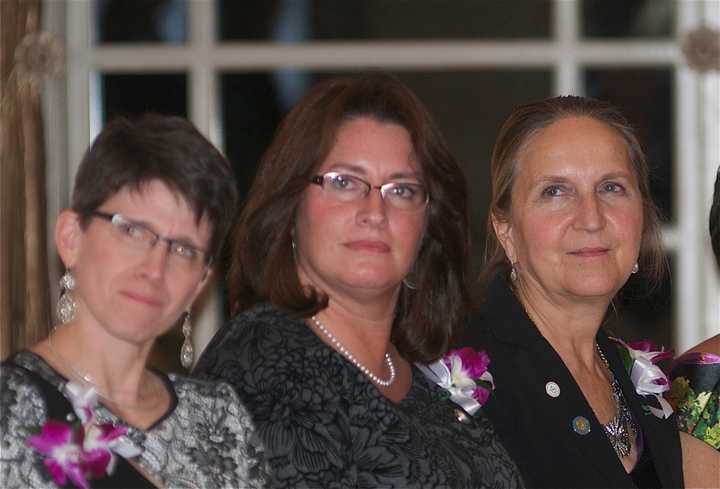 Renee Fillette PH.D (center) at the recent Athena award reception.