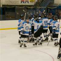 <p>Suffern celebrates a 3-0 win over Mamaroneck.</p>