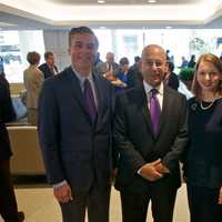 <p>From L: Mayor Tom Roach, Dr. Seven Safyer, hospital CEO Susan Fox and hospital Board Chairman Larry Smith at Monday morning&#x27;s ribbon cutting.</p>