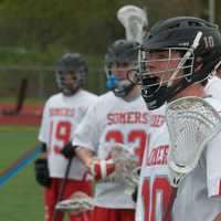 <p>Somers beat Bronxville, 7-4, in a boys lacrosse game Saturday at Somers High School.</p>