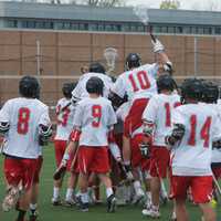 <p>Somers celebrated a win over Bronxville Saturday.</p>