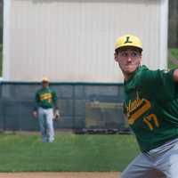 <p>Lakeland pitcher Rich Vetrano delivers.</p>