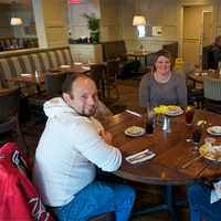 <p>Diners enjoy the food at the Mount Kisco Diner.</p>