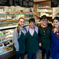 <p>Some of the staff at Cafe Piccolo Pastry and Bagels.</p>