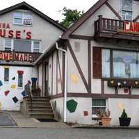 <p>Hanna Krause's Homemade Candy, made to look like a gingerbread house, is iconic in Bergen County.</p>