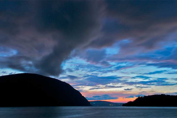 Storms Over Hudson River End With Painted Skies, Calm Waters