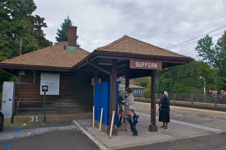 The Suffern Train Station.