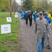 <p>Walkers and runners brave the rain for Sunday morning&#x27;s STAR Walk, Run &amp; Roll.</p>