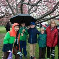 <p>Hundreds come out in the rain Sunday morning to support the March of Dimes March For Babies at Jennings Beach in Fairfield.</p>