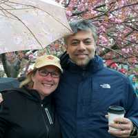 <p>Hundreds come out in the rain Sunday morning to support the March of Dimes March For Babies at Jennings Beach in Fairfield.</p>