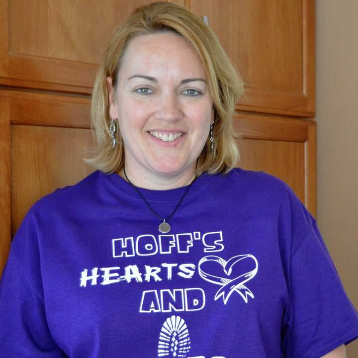 Trish Hoffman, captain of Hoff&#x27;s Hearts and Soles.