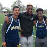 <p>Members of the Beacon High track and field team.</p>