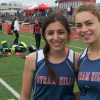 <p>Members of the Byram Hills team get ready to compete.</p>