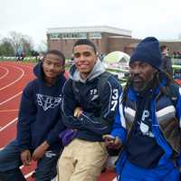 <p>Members of the Yonkers High track and field team at Friday&#x27;s meet.</p>