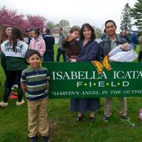 <p>Norwalk&#x27;s Marvin School held a ceremony to dedicate its softball field in honor of a girl who was diagnosed with brain cancer and died in September 2012 at the age of 9.</p>