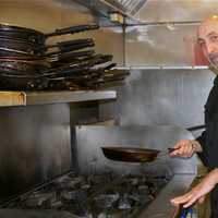 <p>Beacon Falls Cafe owner and chef Bob Nevelus.</p>