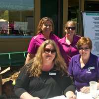 <p>Staffers at the registration table at the Regional YMCA of Western Connecticut 27th annual Golf Classic recently at the Richter Park Golf Course in Danbury.</p>