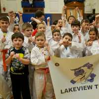 <p>Kids from Lakeview Elementary School in Mahopac get ready for Friday night&#x27;s Board Break-A-Thon fundraiser in Putnam Valley.</p>