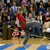 <p>More than 120 elementary school students participated in Chung Ma&#x27;s sixth annual Board Break A Thon fundraiser Friday night at Putnam Valley Elementary School.</p>