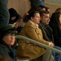 <p>The crowd takes in the action Thursday at Pawling.</p>