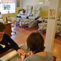 <p>Donna Dugan of Oradell, the sole customer at Alamode Nail and Spa, lives closeby. &quot;The traffic does stop me,&quot; she says. &quot;Why can&#x27;t they do more work at night?&quot;</p>