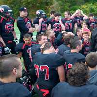 <p>Top-seeded Rye defeated No. 16 Harrison in a Class A qualifying-round game Saturday at Rye High School. </p>