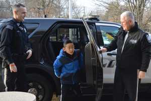 Hillsdale Police Give Third-Grader Lift To School