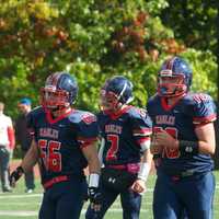 <p>The Eastchester High football team earned a spot in this week&#x27;s Class A playoff tournament by beating Tappan Zee Saturday at Eastchester. </p>