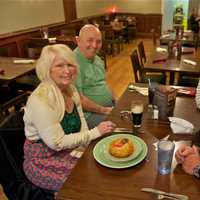 <p>Happy customers enjoying soup at Silver Spoon.</p>