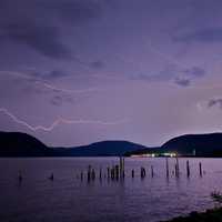 <p>As thunder storms rolled through the area last night, scattered and frequent lightening bursts put on a show in Westchester and Putnam skies.</p>