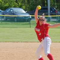 <p>Brandi Pettit delivers for the Indians.</p>