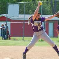 <p>North&#x27;s Kaitlyn Fudge earned a win over RCK.</p>