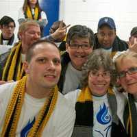 <p>Hudson Valley athletes and coaches get ready for the Opening Ceremonies.</p>