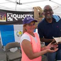 <p>Local produce and lots of other goods brought nice crowds out to the Down To Earth Farmers Market in Ossining Saturday, despite temperatures in the mid-90s and high humidity.</p>