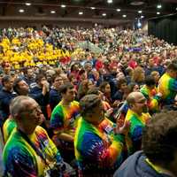 <p>Thousands of athletes, spectators and volunteers filled the MId-Hudson Civic Center Friday night for the Special Olympics Winter Games Opening Ceremonies.</p>