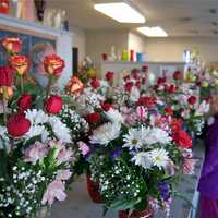 <p>Roses and arrangements are ready to go for Valentine&#x27;s Day at Stony Point Flowers.</p>