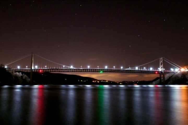 Photo Captures Bear Mountain Bridge Under Stars In Peekskill