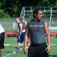 <p>Arlington players prepare for the upcoming season.</p>