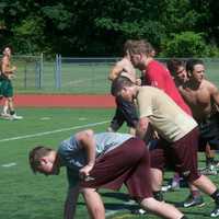 <p>Arlington players prepare for the upcoming season.</p>