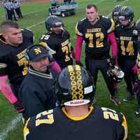 <p>Top-seeded Nanuet moved on to the Class B semifinals with a 35-0 win over Irvington in the quarterfinals. </p>