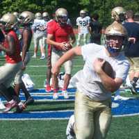 <p>Lourdes players get set for the upcoming season.</p>