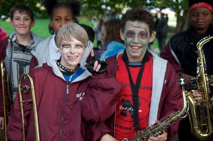 Nyack held its annual Halloween Parade Saturday, featuring lots of ghoulish, and creative, costumes.