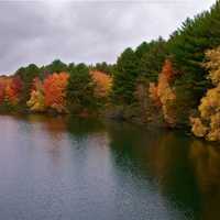 <p>The dazzling show that is autumn in New York is well underway, and there aren&#x27;t many places that can match northern Westchester County for putting on a great display. Pictured: fall colors, Amawalk Reservoir.</p>