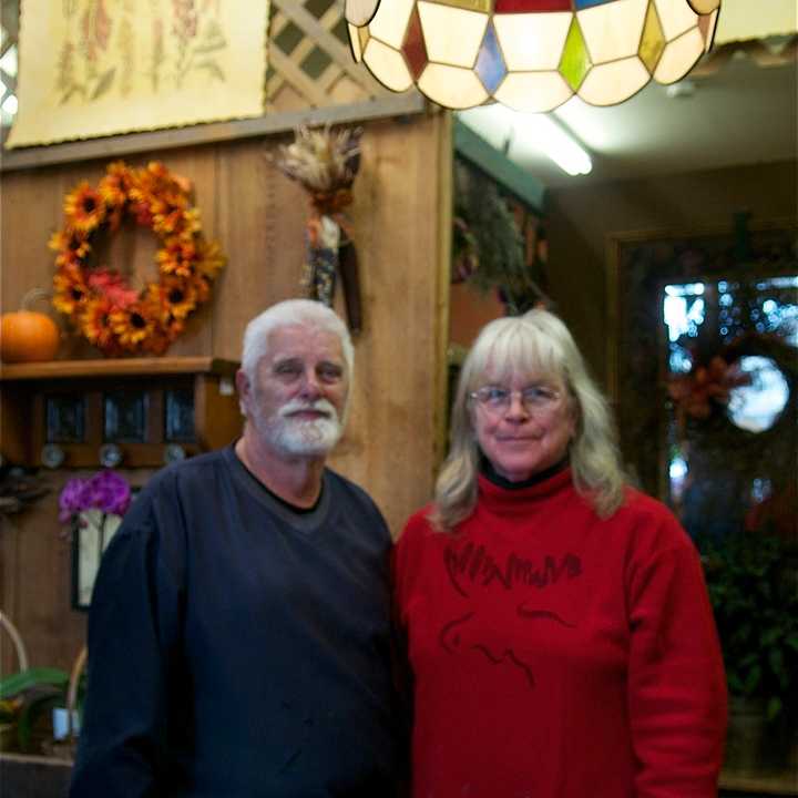 Edward and Mary Mahaffey, owners of The Annex Florist Inc. in Pawling.