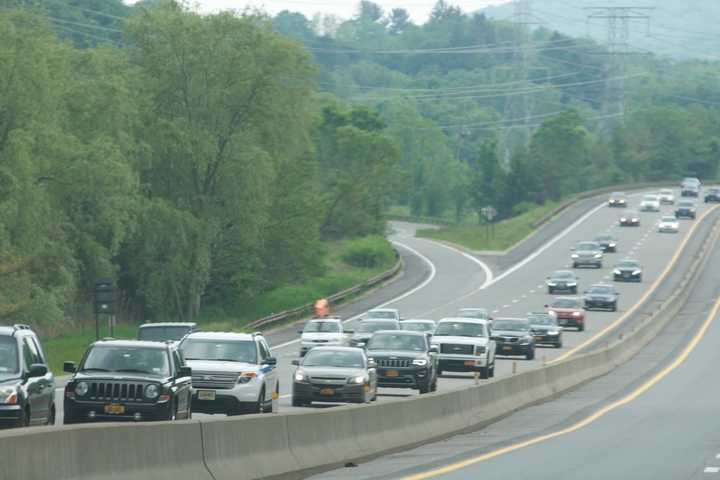 Two Lanes Blocked On I-684