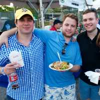 <p>Greenwich residents come out on a beautiful day to enjoy music, food, family and friends at the sixth Greenwich Town Party.</p>